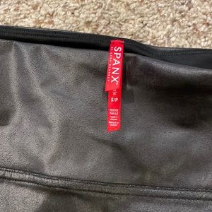 Faux Leather Spanx Leggings